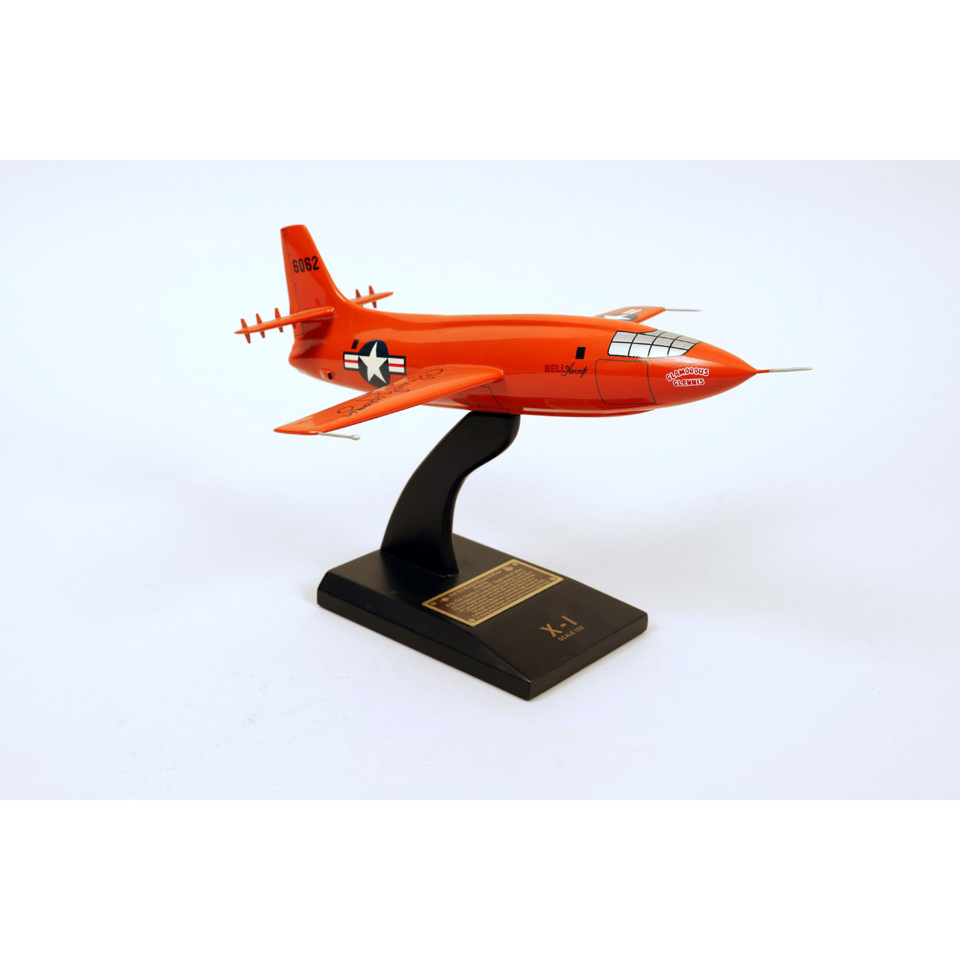 Chuck Yeager – signed X-1 model