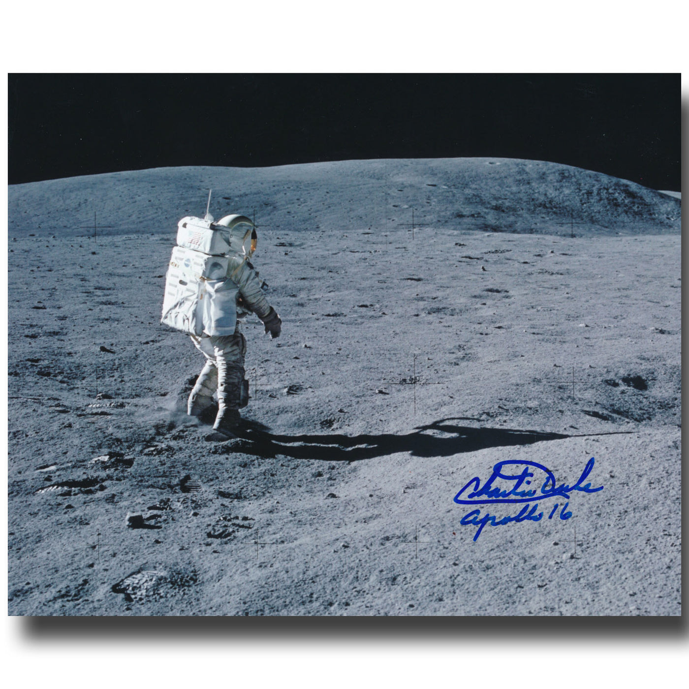Charlie Duke – Apollo 16 moonwalk