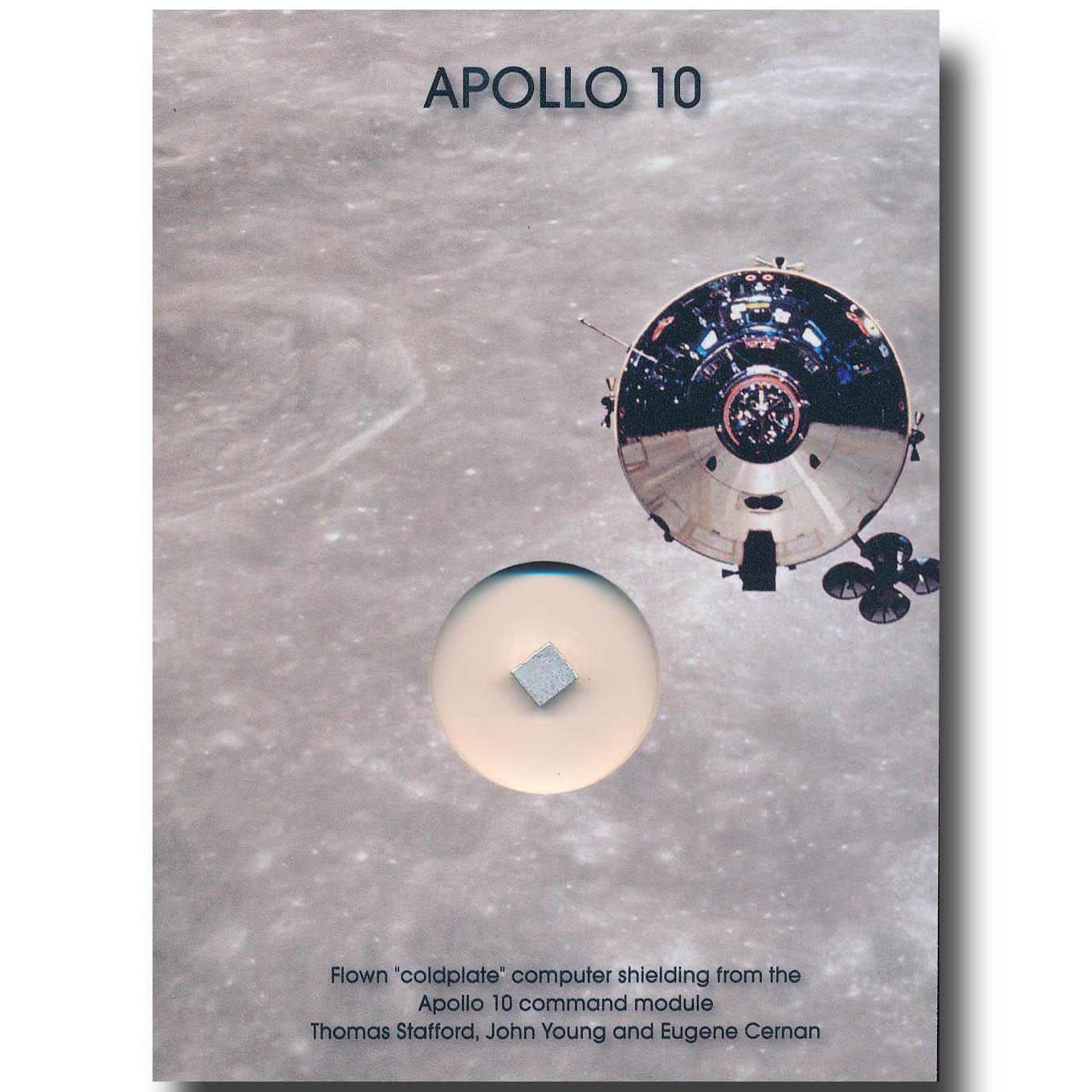 Apollo 10 moon flown coldplate insulation