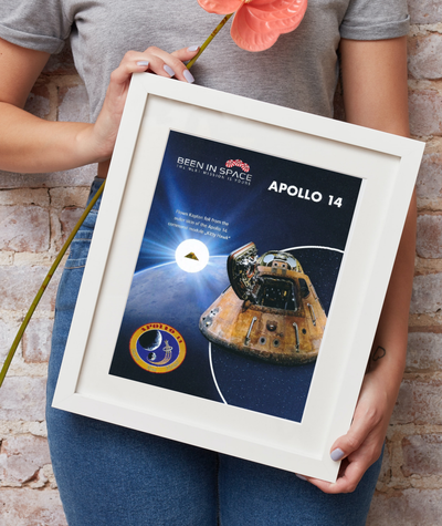 Apollo 14 flown to the moon artifact kapton