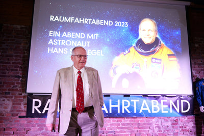Been In Space was co-host of "Raumfahrtabend" with Hans Schlegel in Bochum, Germany