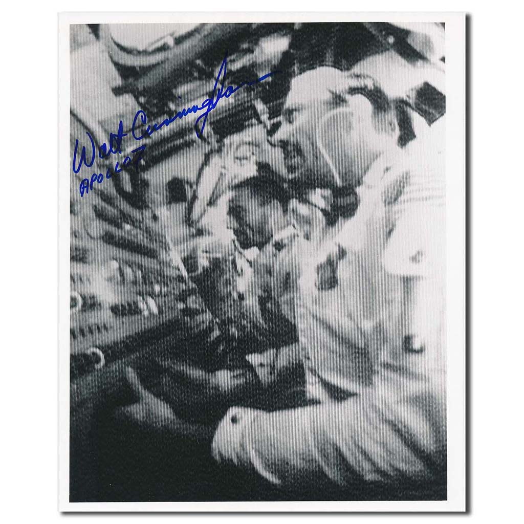 Walt Cunningham – Apollo 7 onboard photo