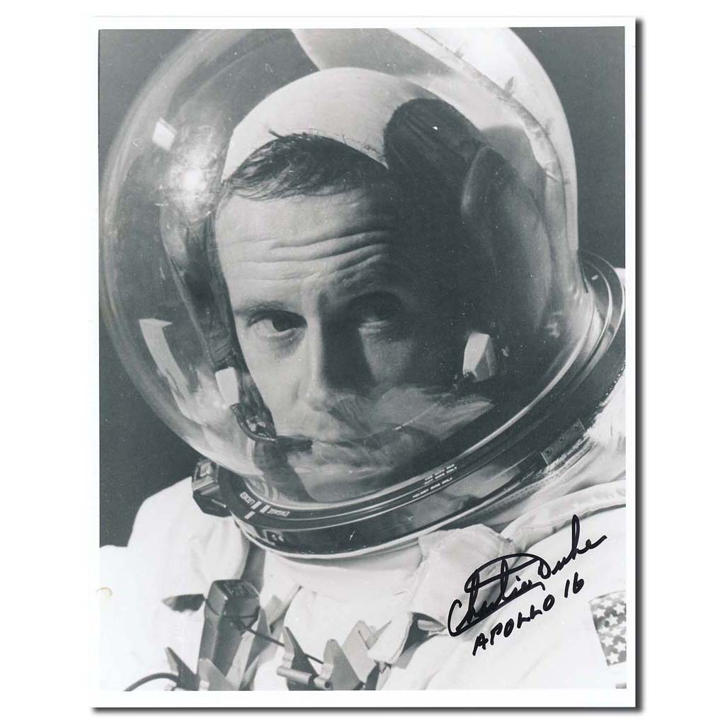 Charlie Duke – bubble helmet portrait
