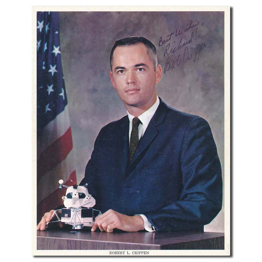 Bob Crippen – very early LM NASA portrait