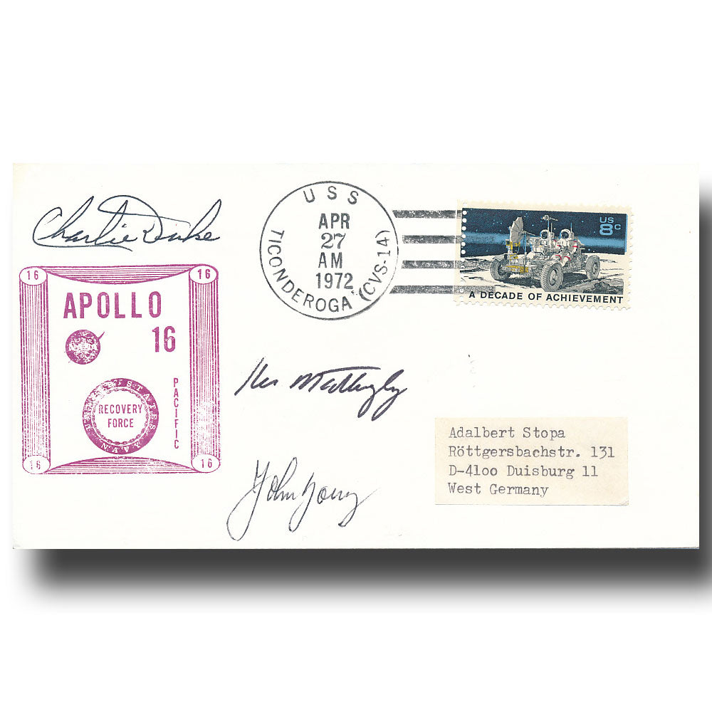 Apollo 16 – USS Ticonderoga cover