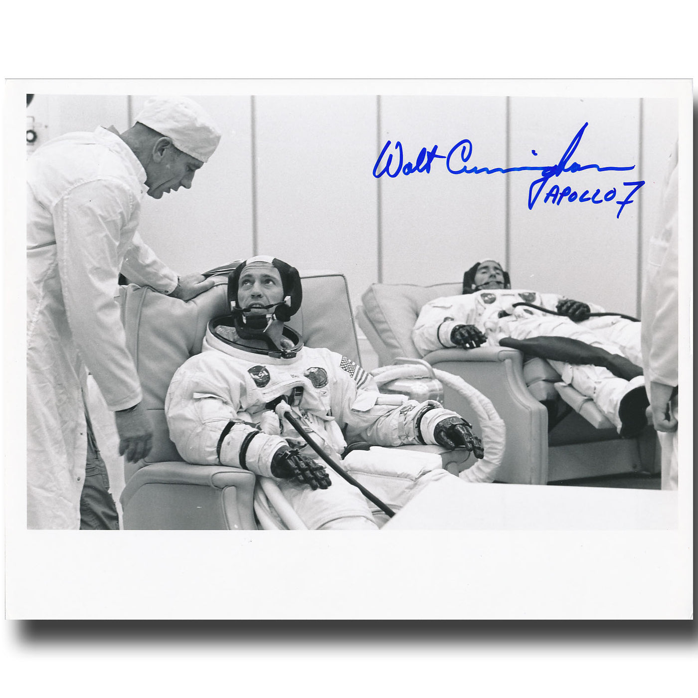 Walt Cunningham – suiting up for Apollo 7