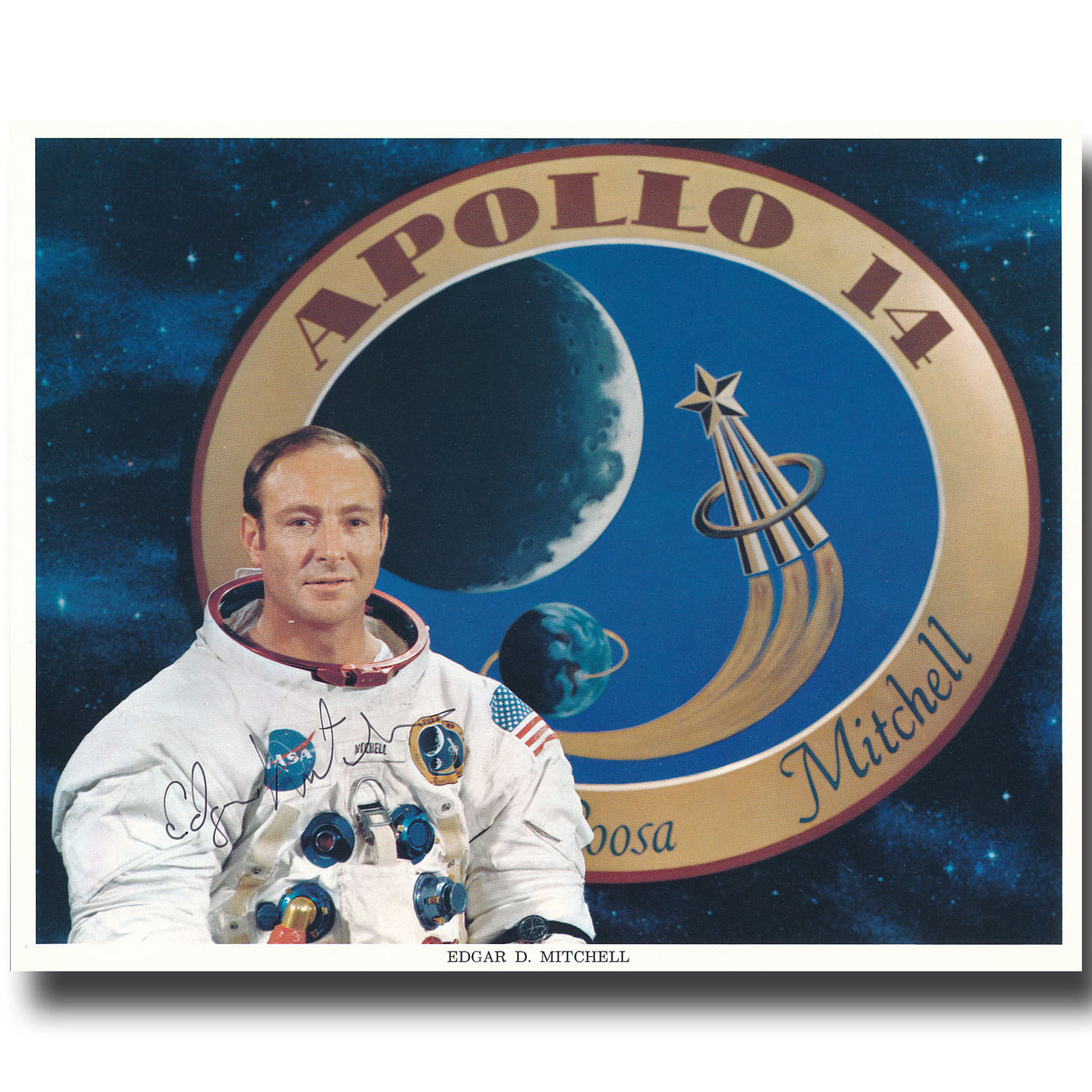 Edgar Mitchell – classic NASA WSS portrait