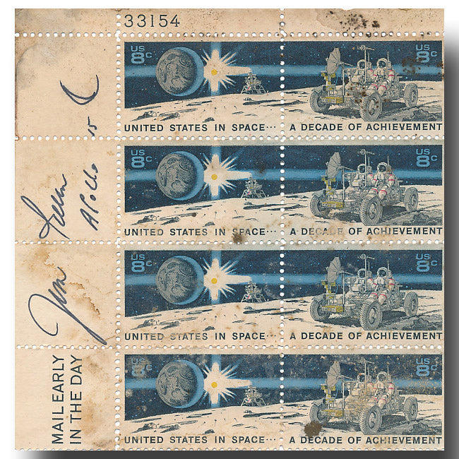 Jim Irwin – Apollo 15 stamps