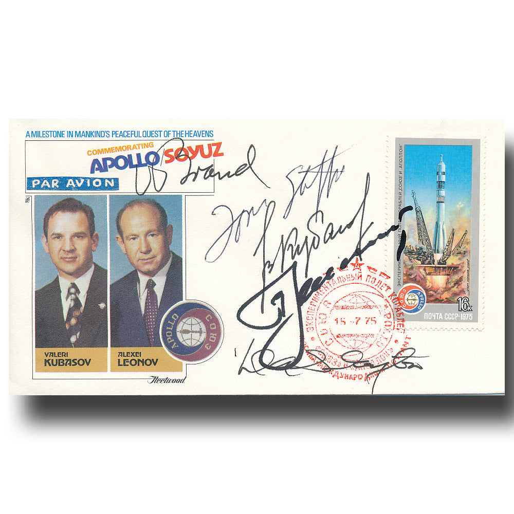 ASTP – all 5 astronauts + cosmonauts