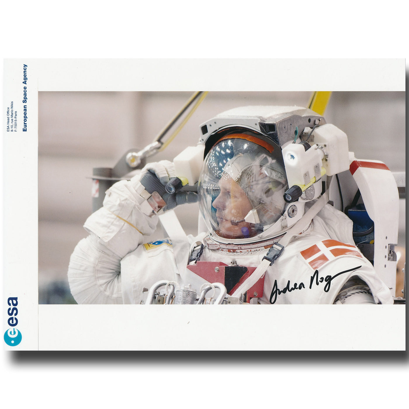 Andeas Mogensen – EVA training photo