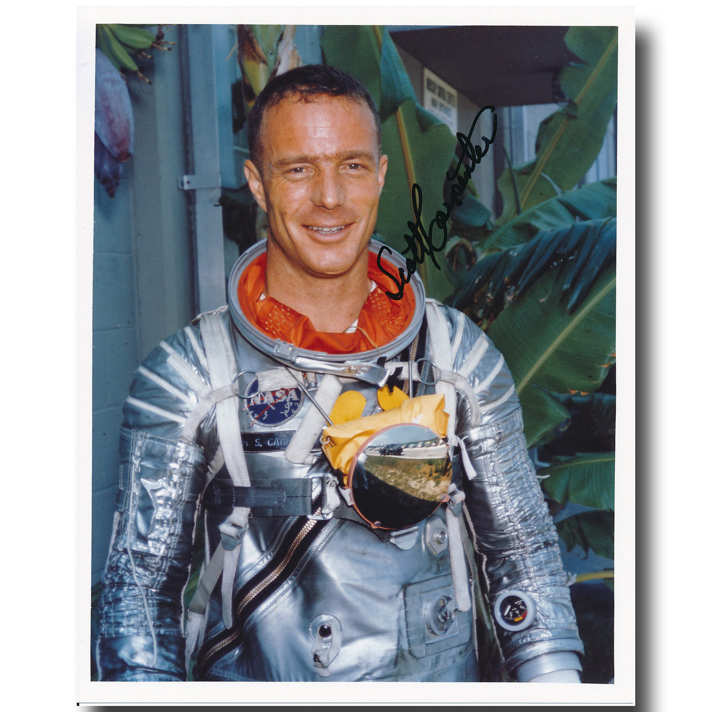 Scott Carpenter – spacesuit portrait
