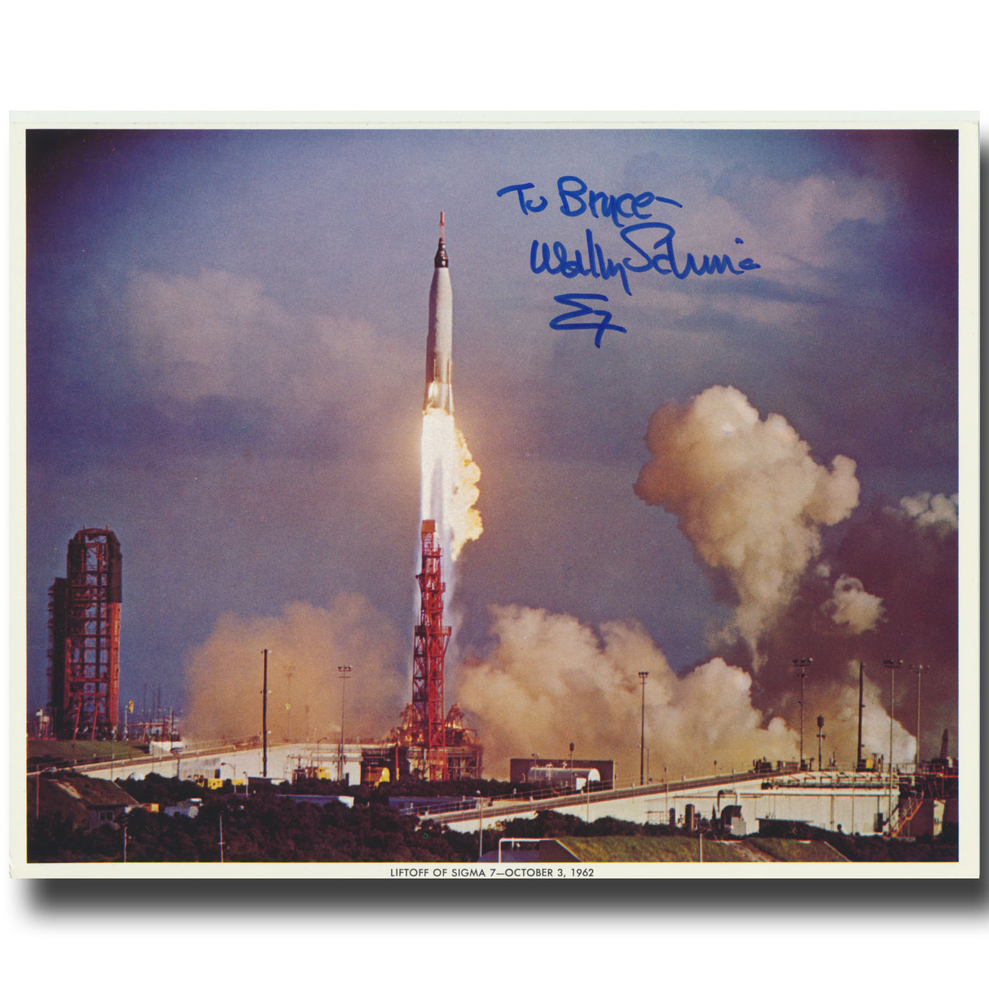 Wally Schirra – Mercury launch