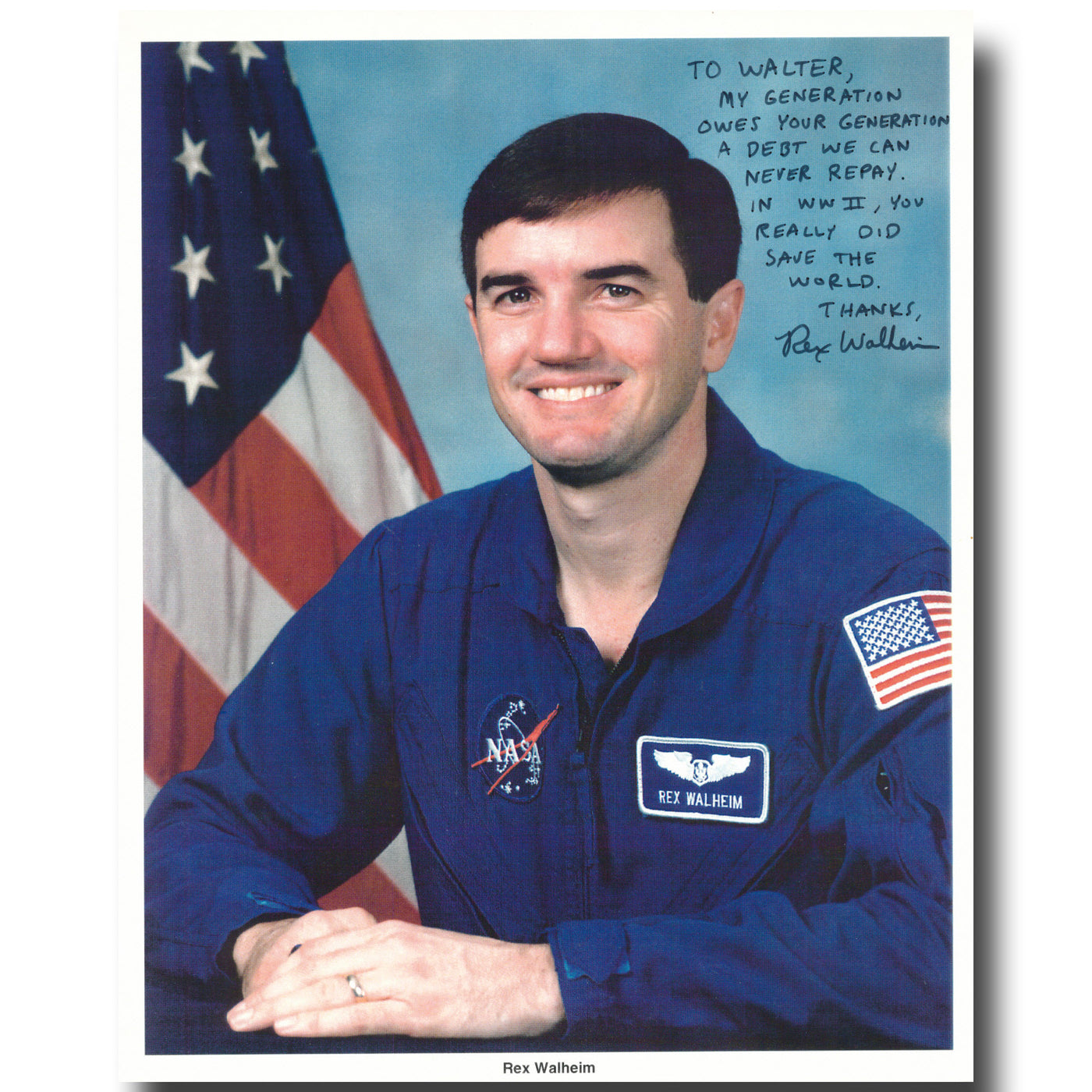 Rex Walheim – official NASA portrait