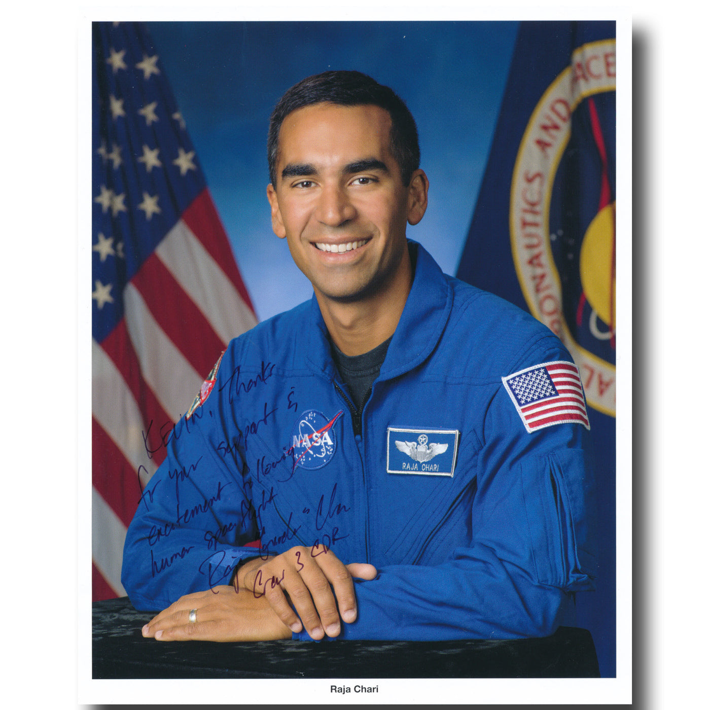 Raja Chari – Artemis candidate