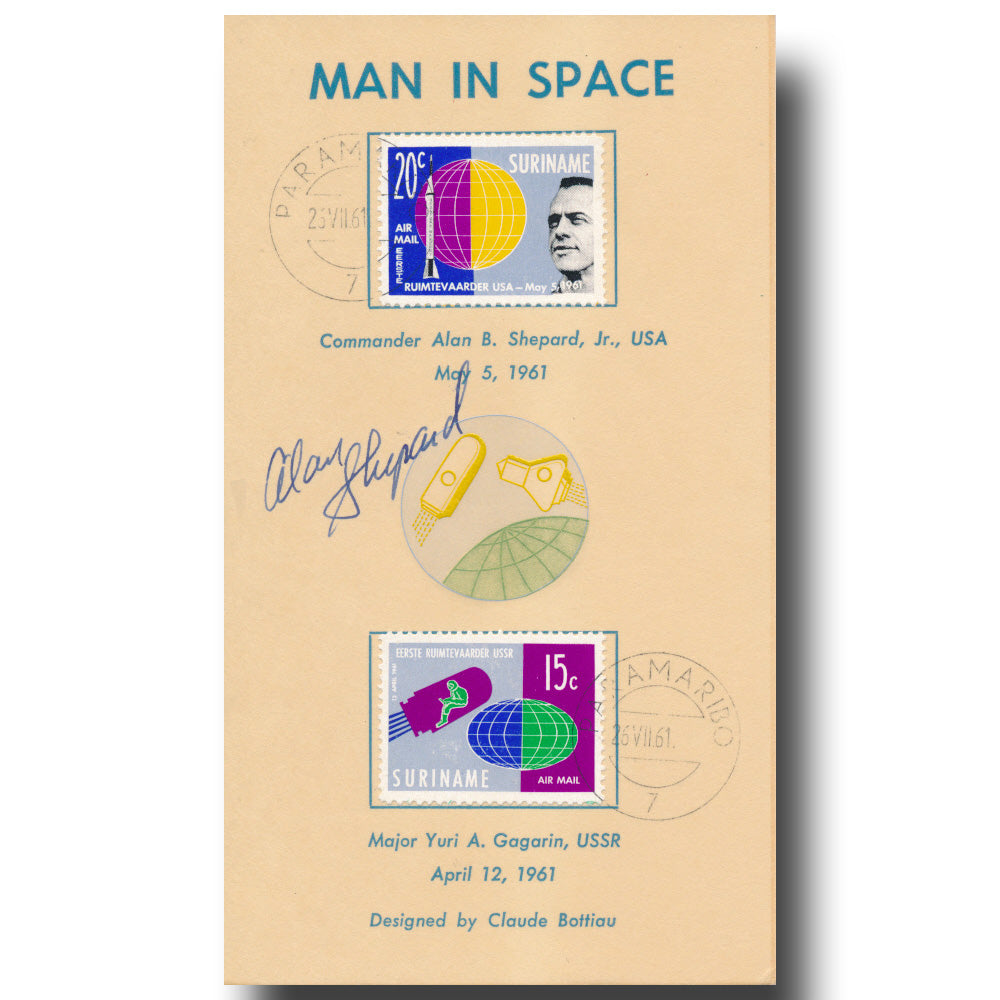 Alan Shepard – philatelic presentation
