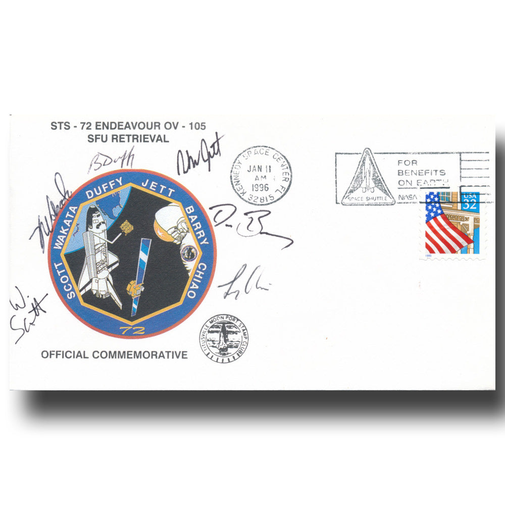 STS-72 launch crew – KSC cover