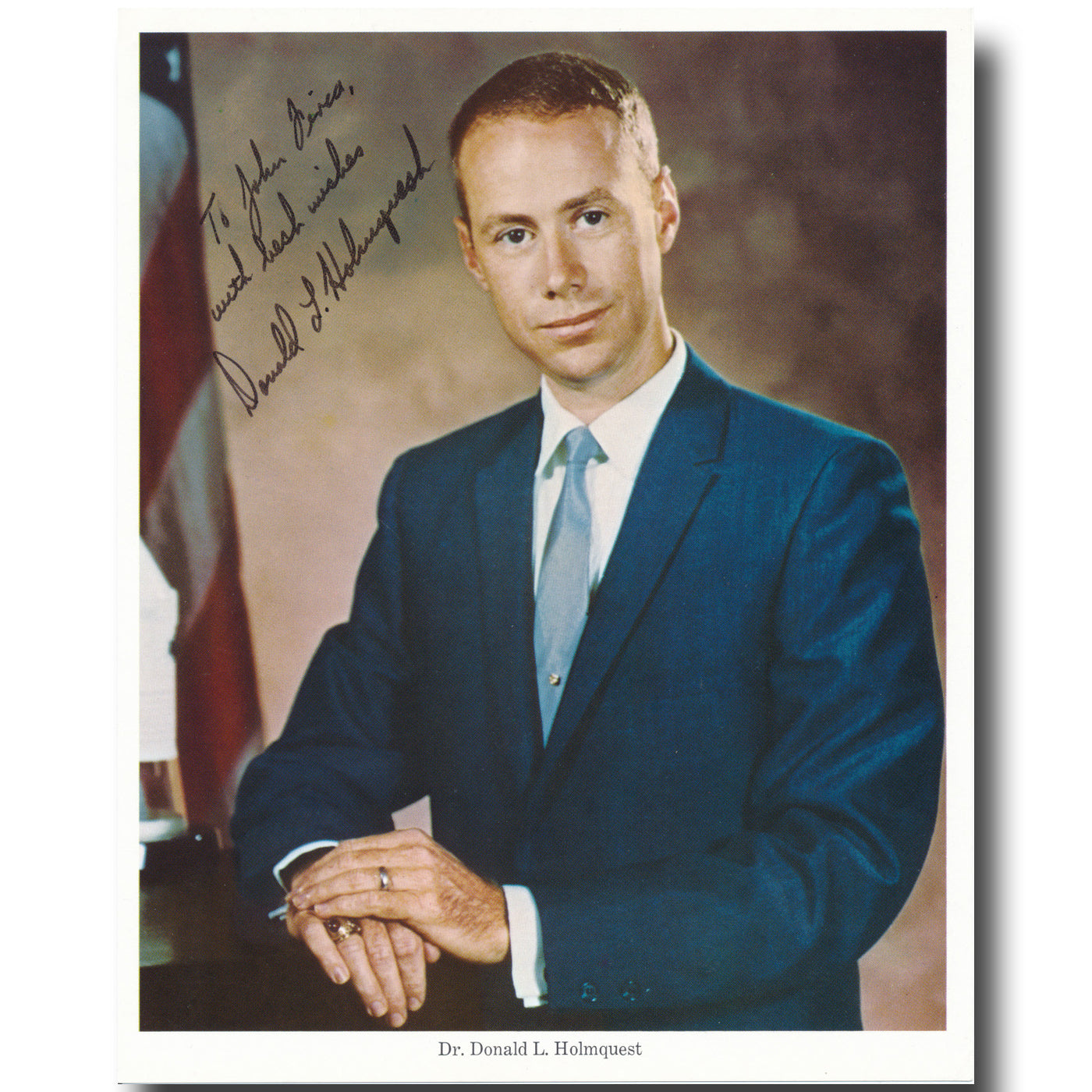 Donald Holmquest – early NASA portrait