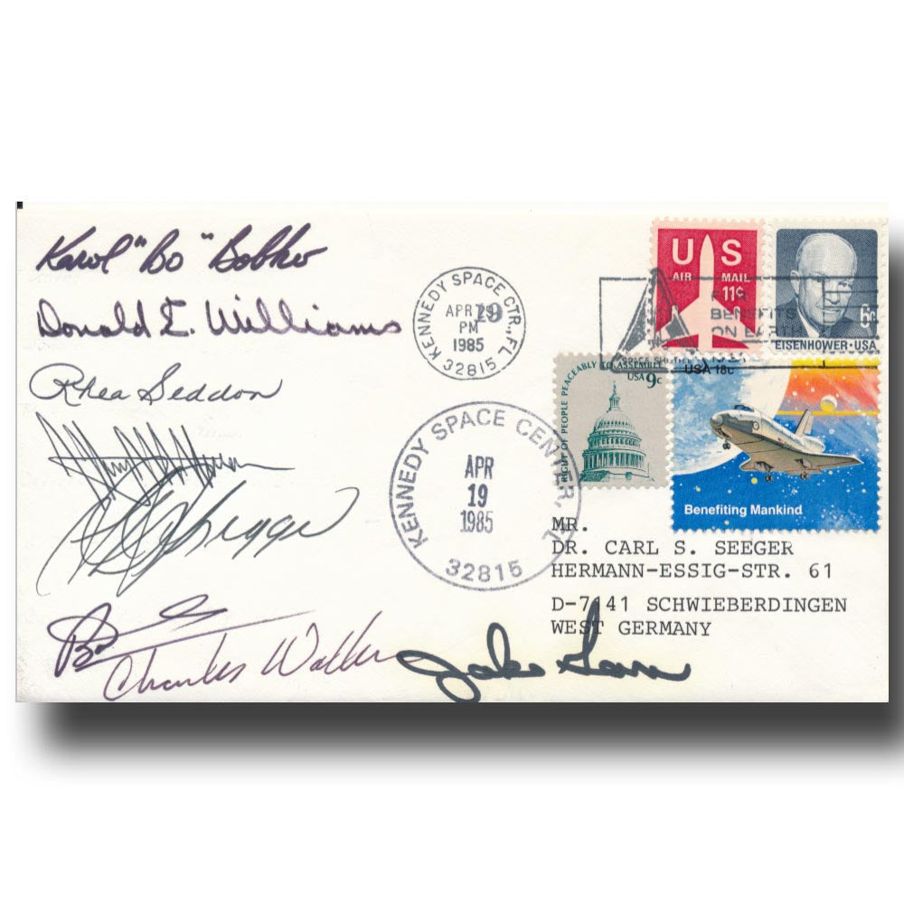 STS-51 D crew – KSC launch cover by 8