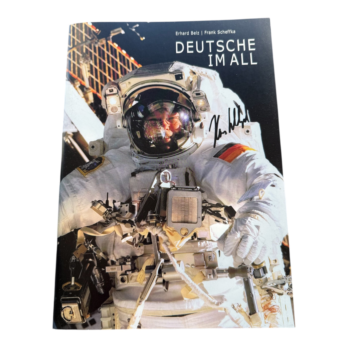 German Astronauts brochure signed  – Hans Schlegel
