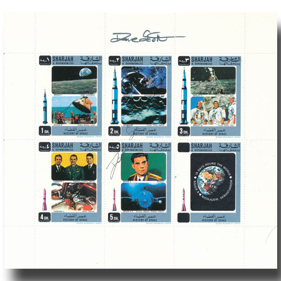 Dave Scott – Sieger stamp block