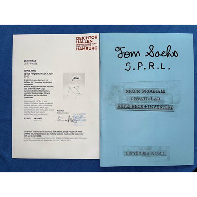 Tom Sachs NASA chair – Frank Borman