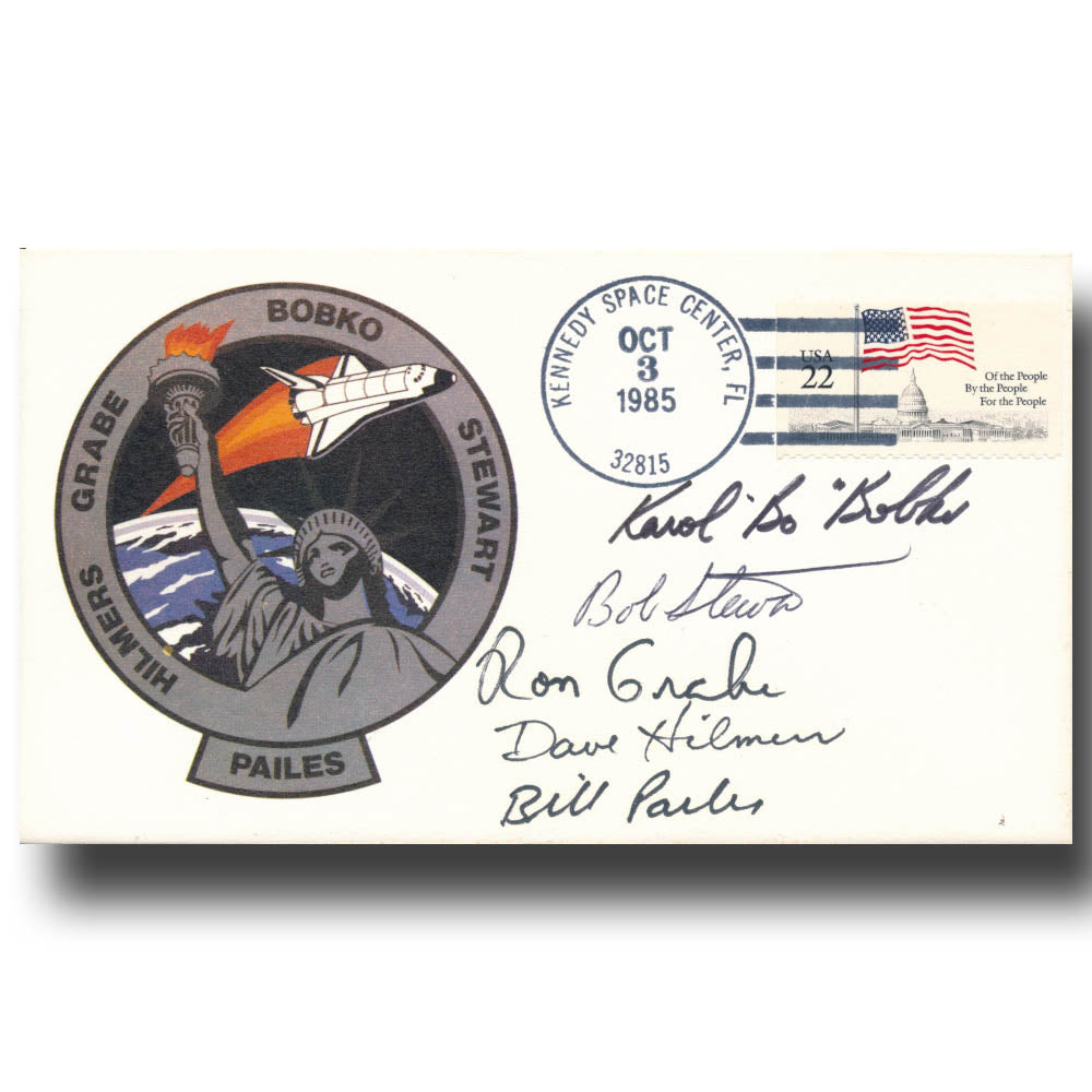 STS-51 J crew – mission patch cover