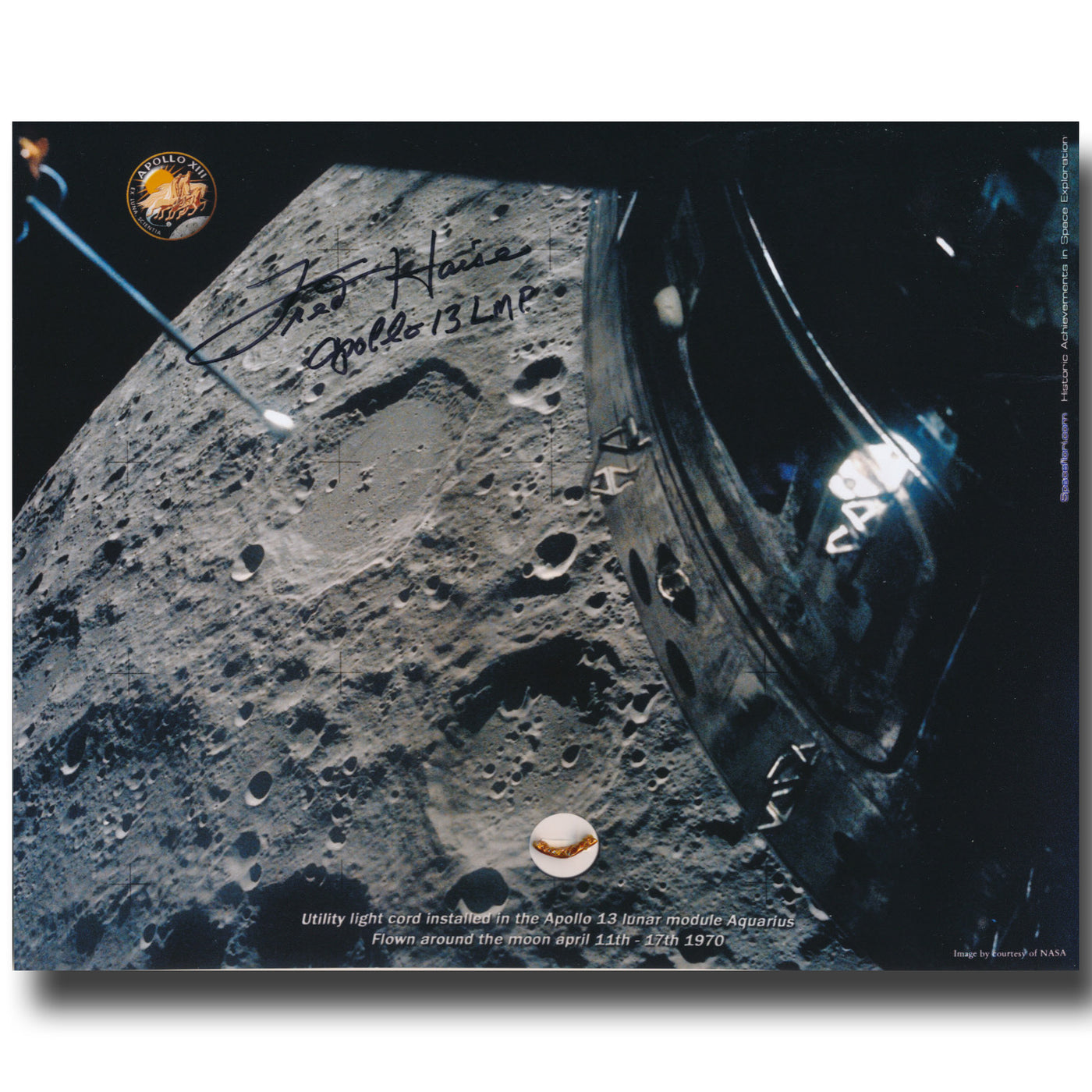 Fred Haise – FLOWN LM wiring presentation