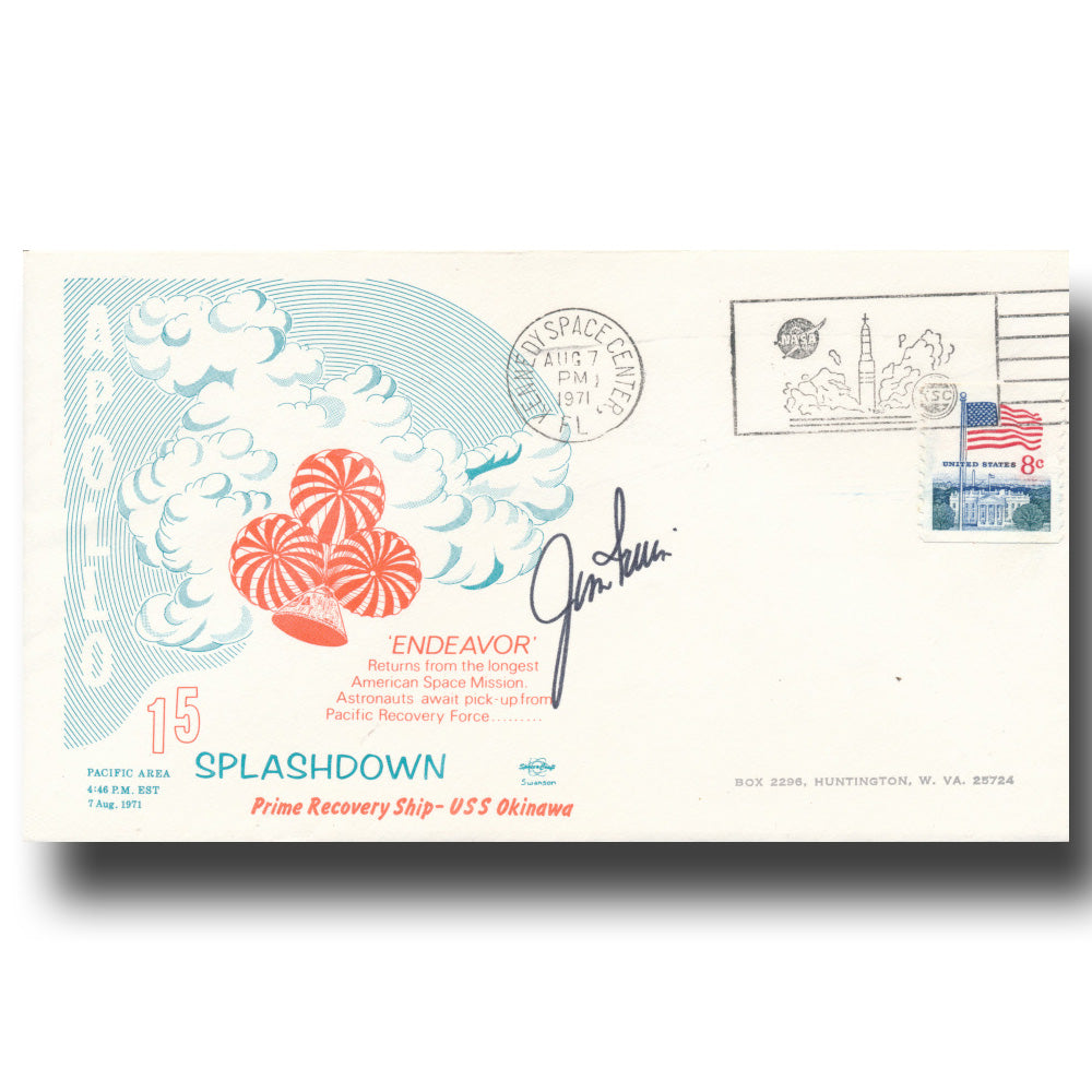Jim Irwin – Apollo 15 splashdown cover
