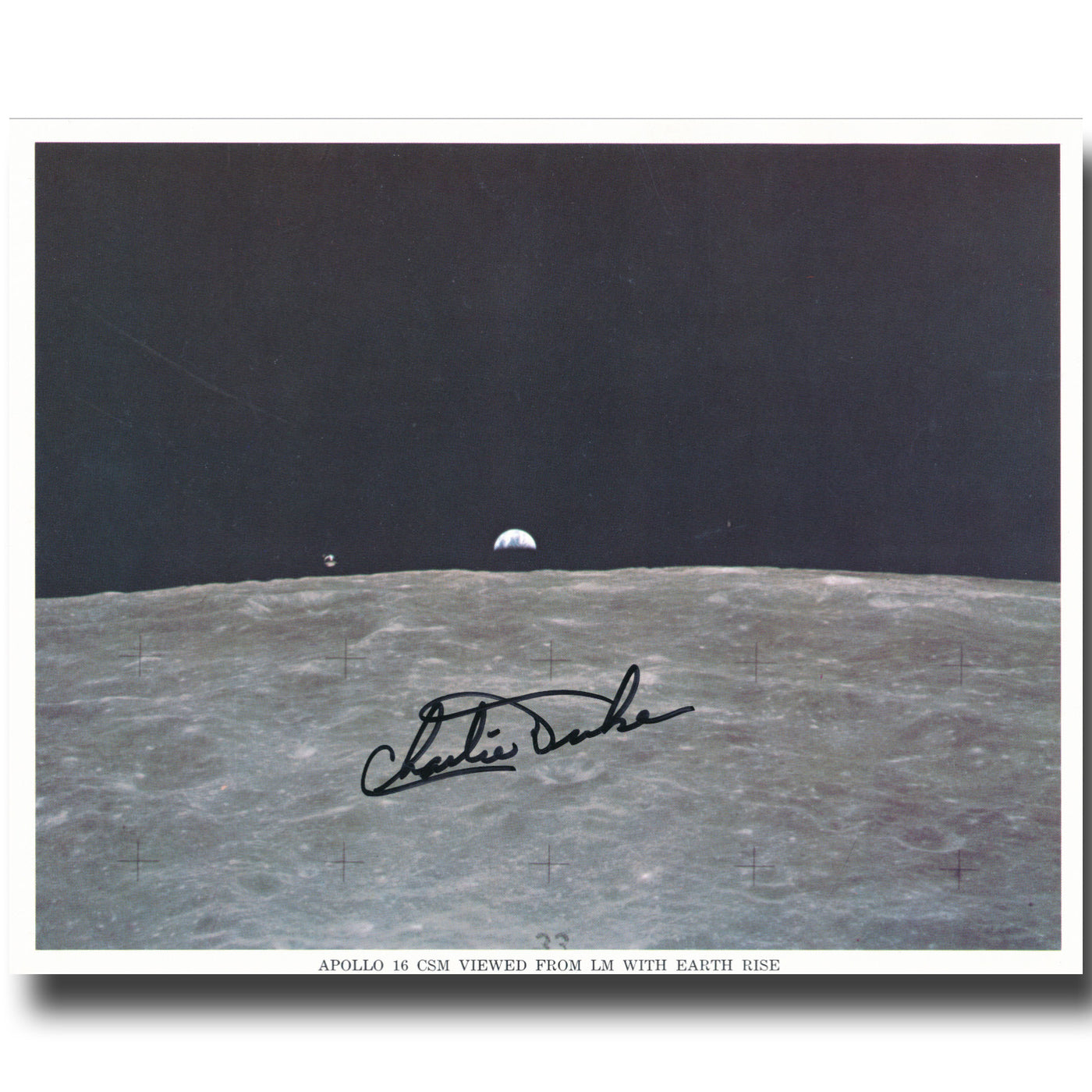 Charlie Duke – Apollo 16 earthrise