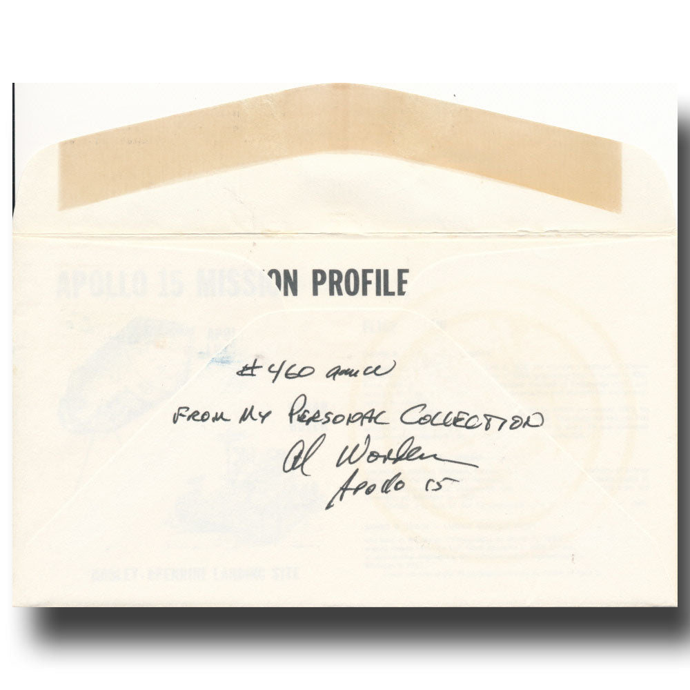 Alfred Worden – Apollo 15 insurance cover