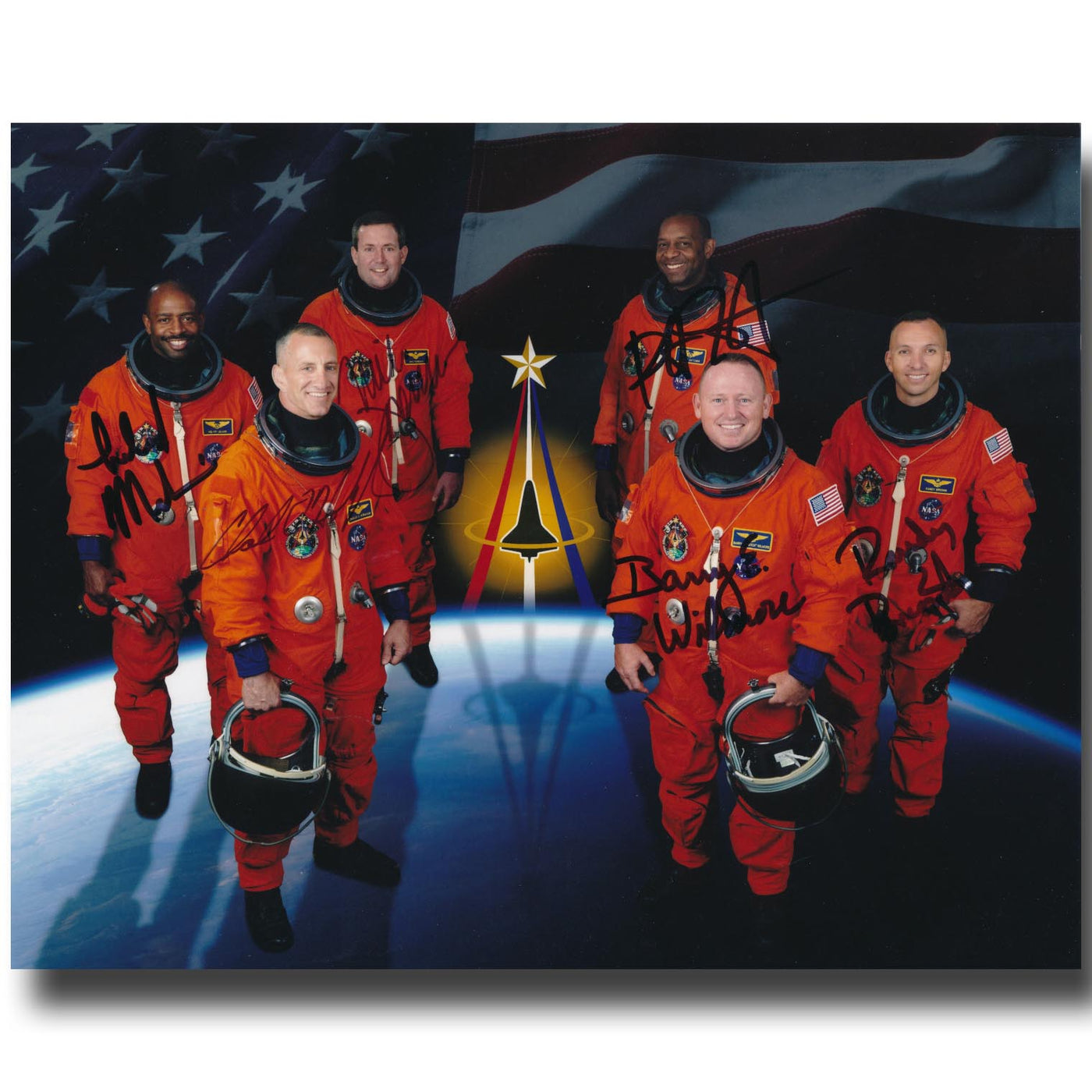 STS-129 complete crew – NASA glossy RARE
