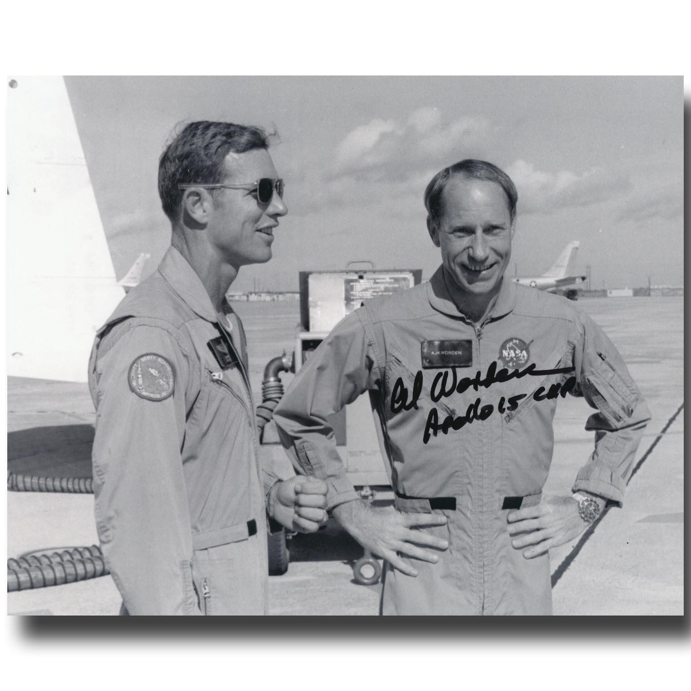Apollo 15 crew training – Al Worden