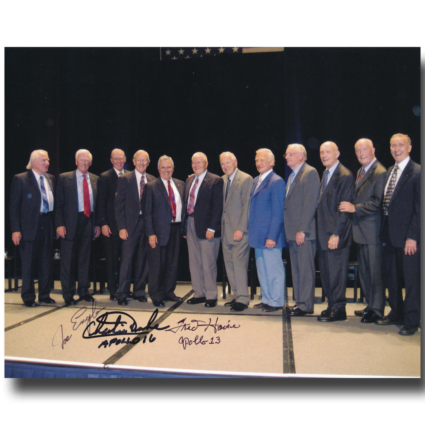 Apollo astronauts – Duke, Engle, Haise