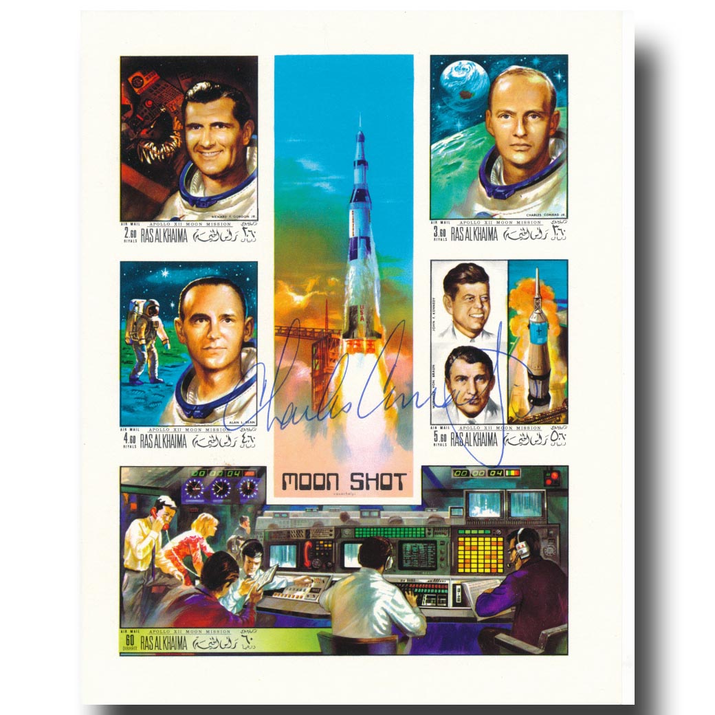 Charles Conrad – Sieger stamp block