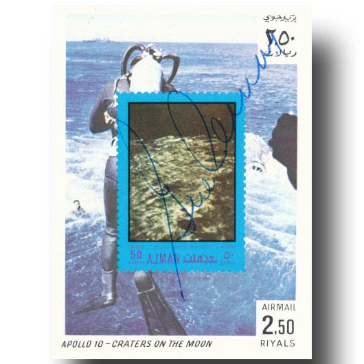 Gene Cernan – Sieger stamp block