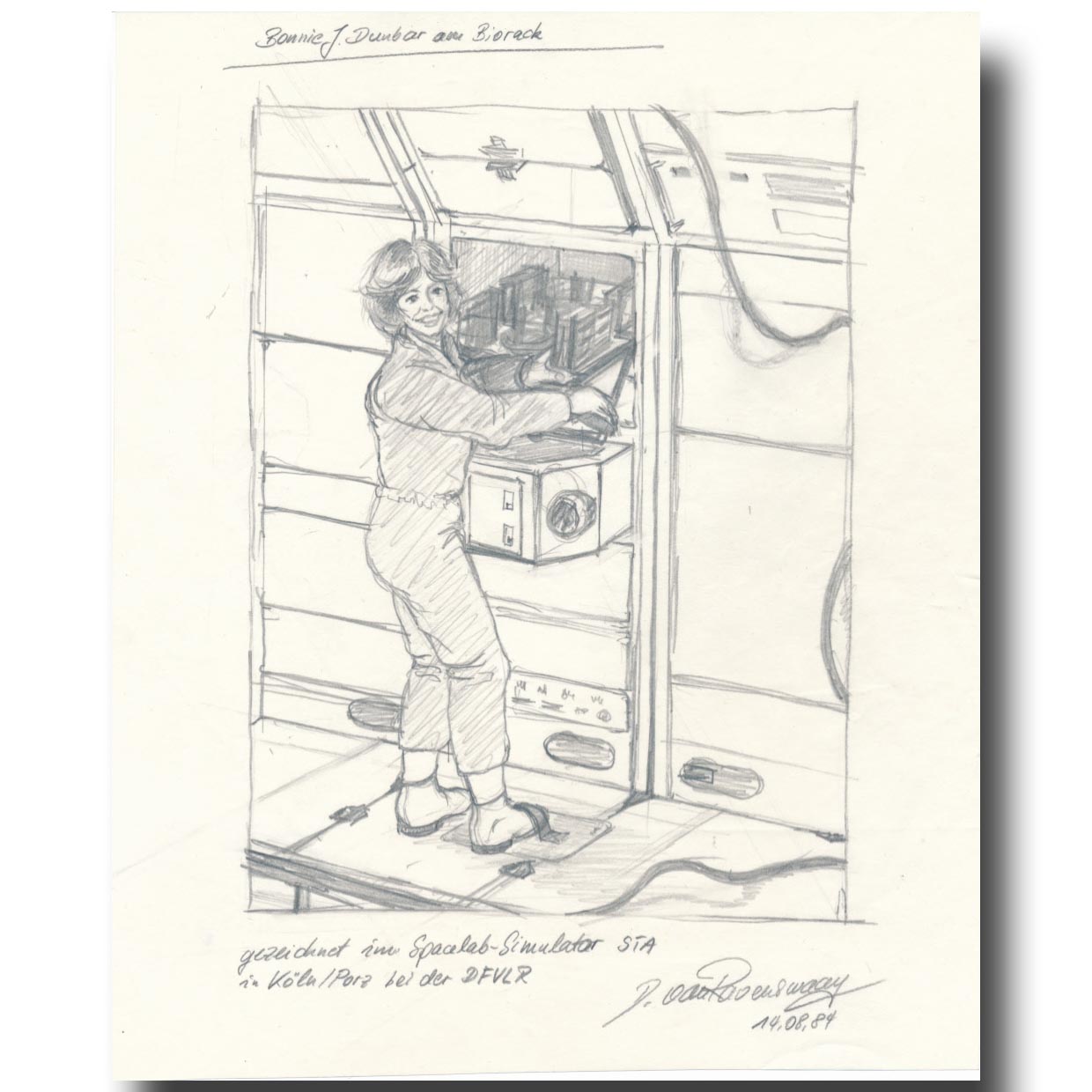 STS-61 A – D1 patch – original artwork