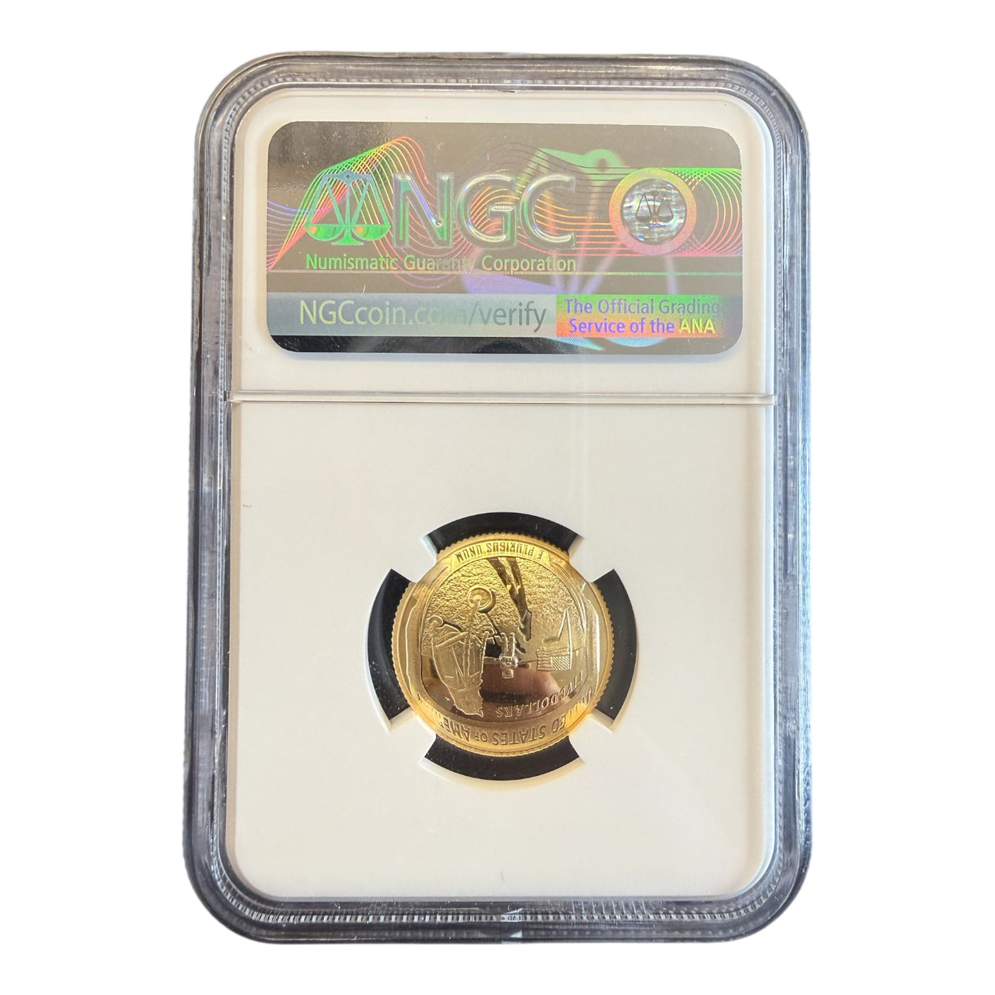 Apollo 11 – 2019 - $5 gold coin NGC – Mike Collins signed
