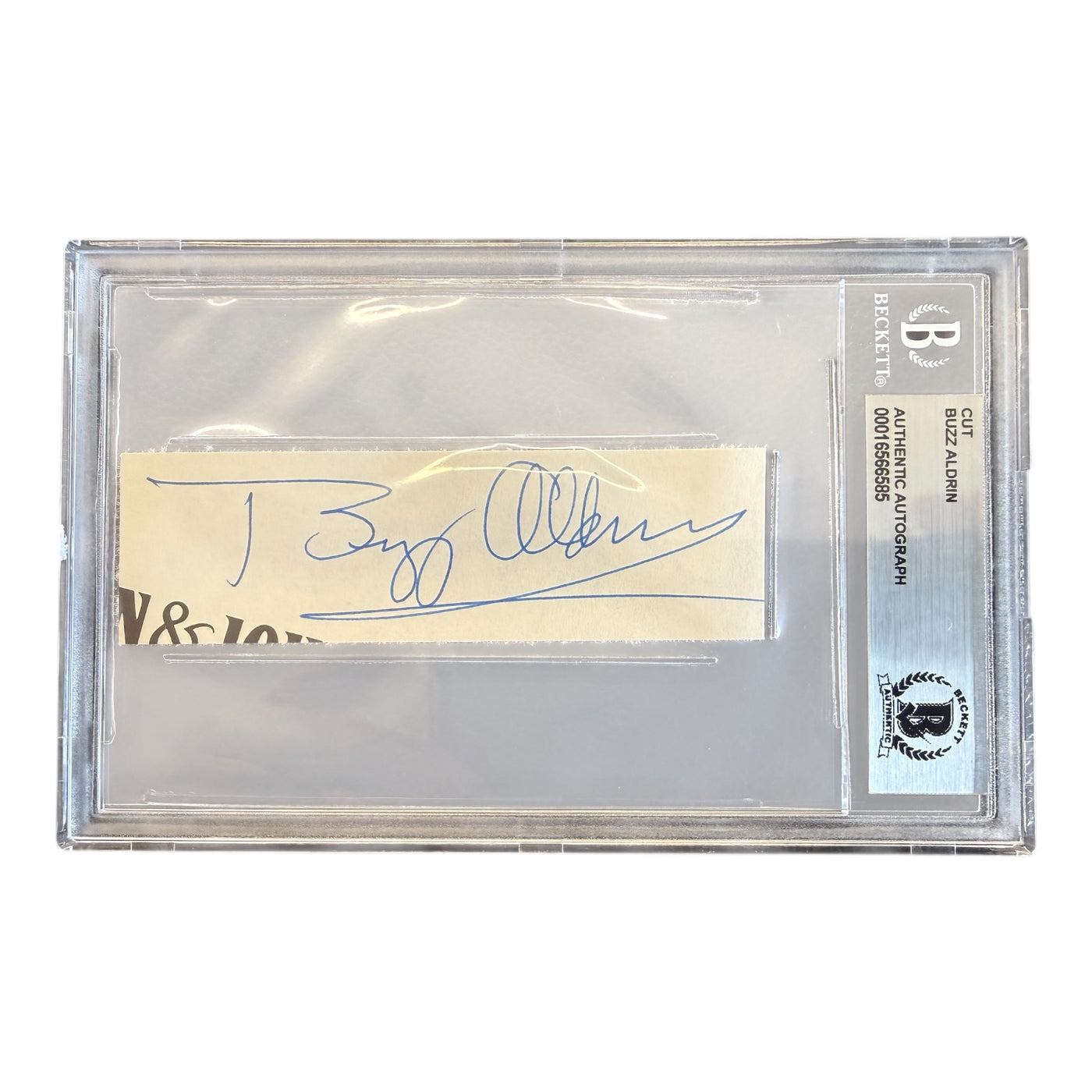 Buzz Aldrin – signature -  Beckett certified