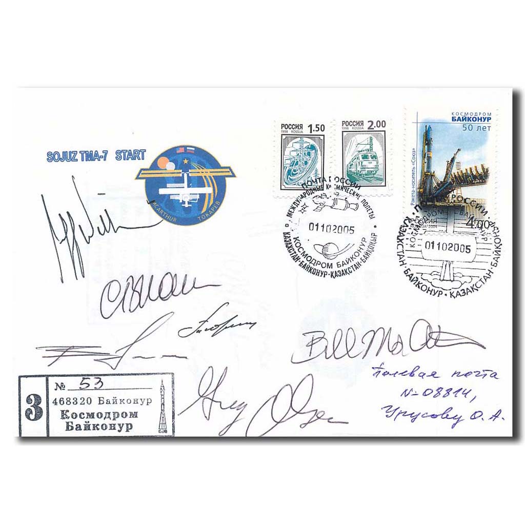 Soyuz TMA-7 – Prime + backup crew (Kostenko!)