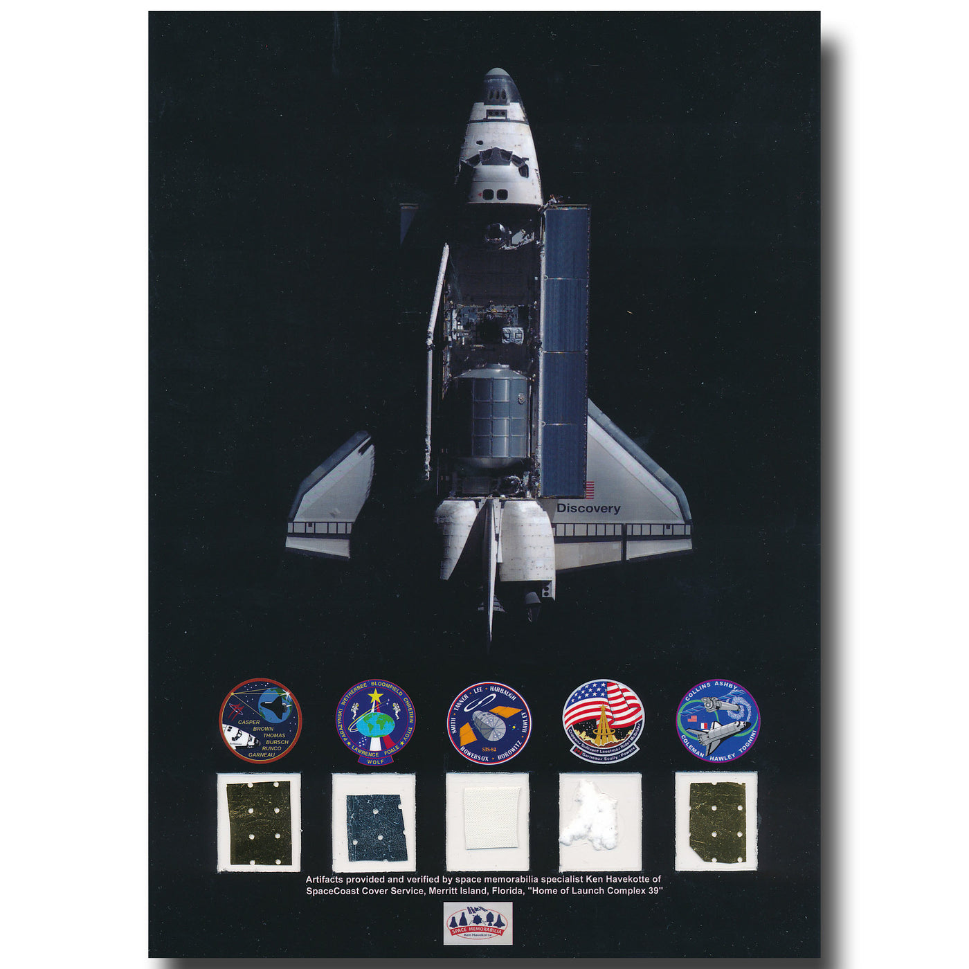 Space Shuttle all five orbiters – flown material