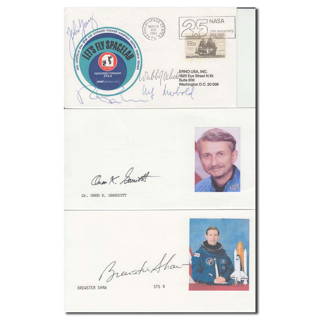 STS-9 crew – cover set
