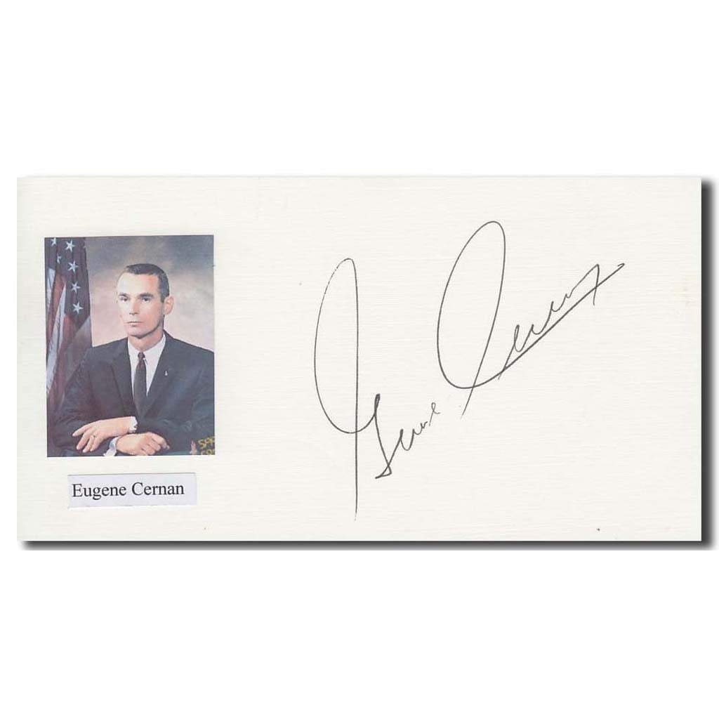Gene Cernan – lettercard