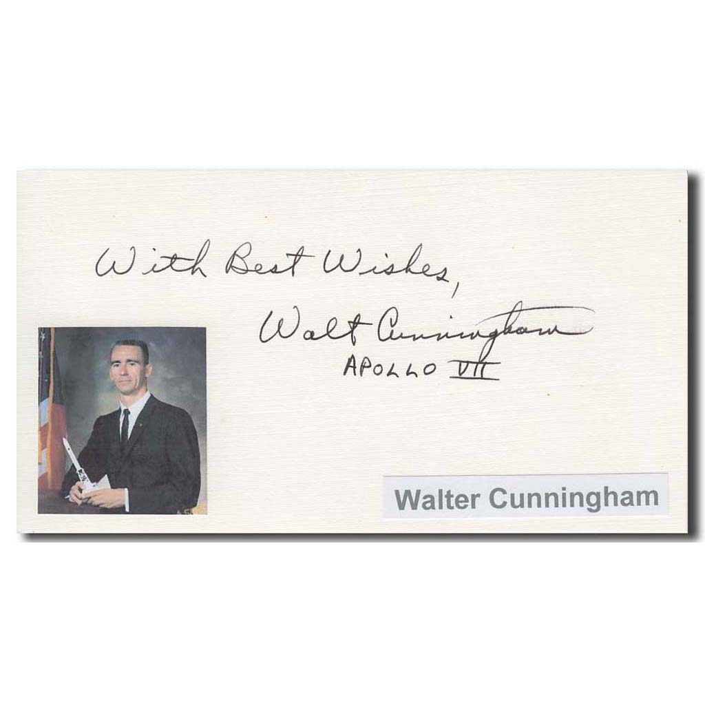 Walt Cunningham – lettercard