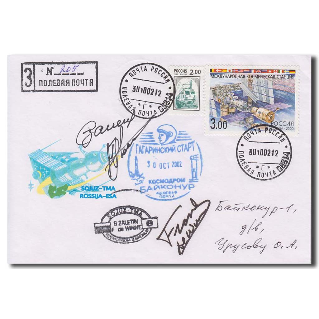 Soyuz TMA-1 – launch cover
