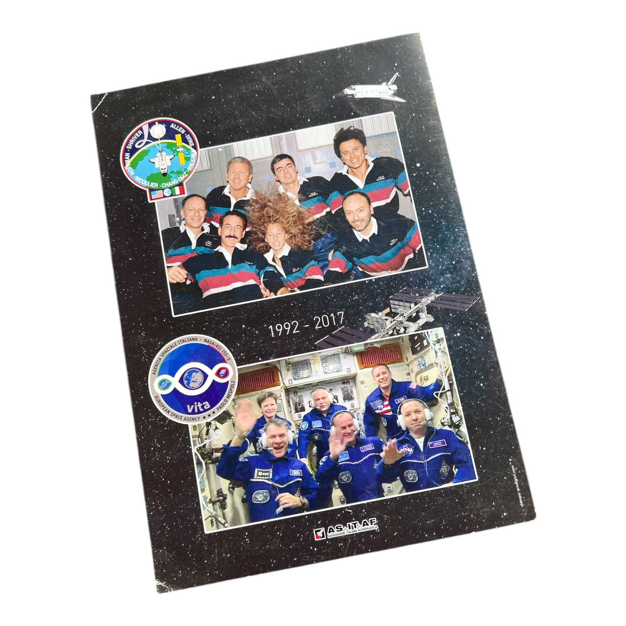 25 years Italy in space – FLOWN ASITAF cover