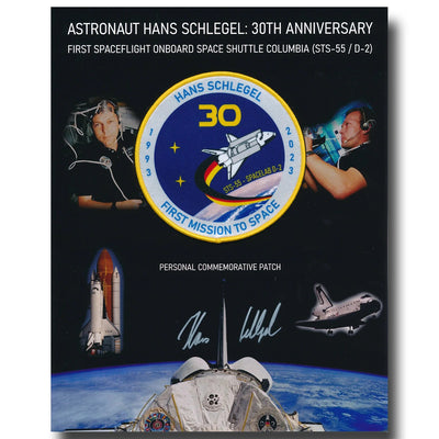 Hans Schlegel - exclusive 30th anniversary signed patch presentation
