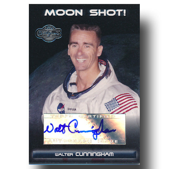 Walt Cunningham – MoonShot Topps trading card