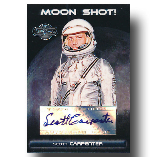 Scott Carpenter – MoonShot Topps trading card