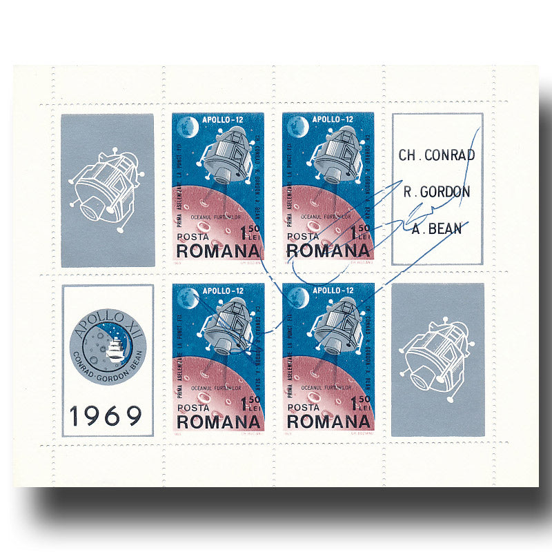 Alan Bean - „Sieger“ stamp block