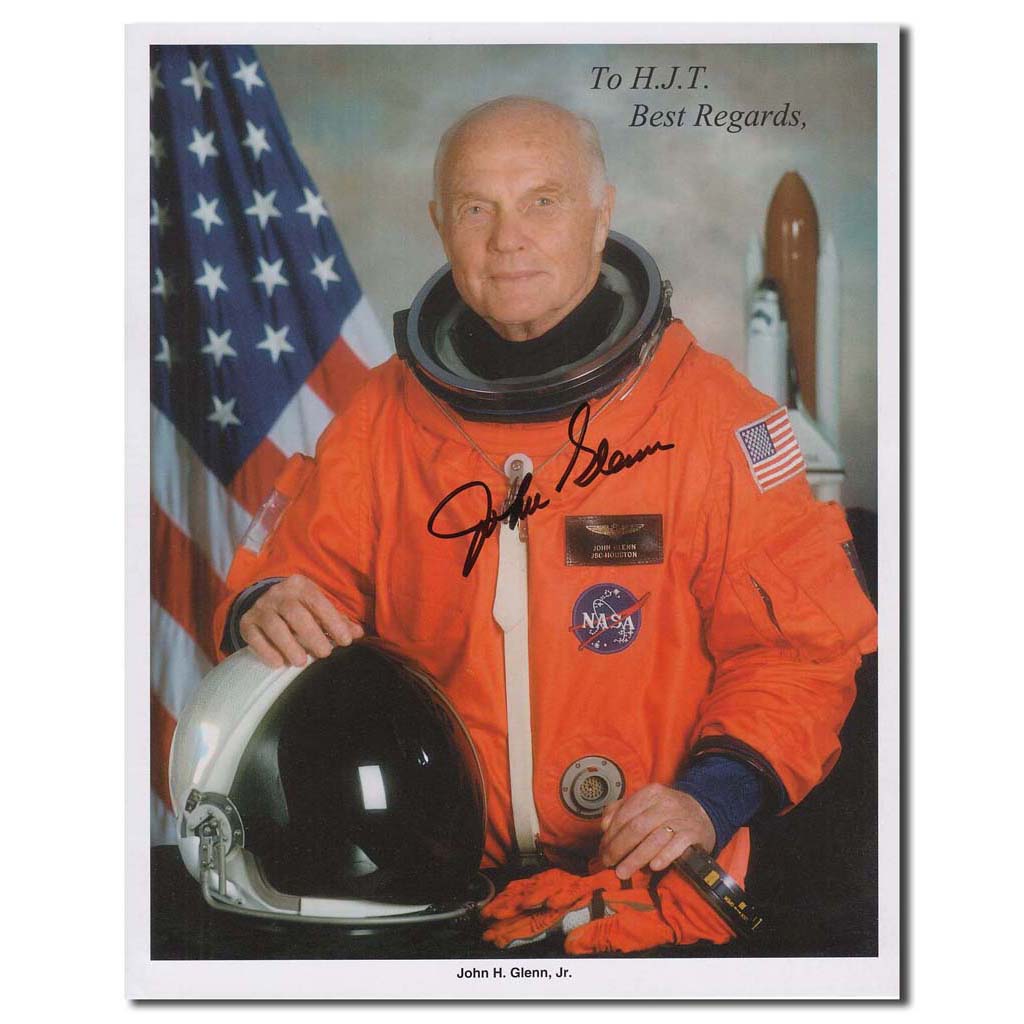 John Glenn – shuttle portrait
